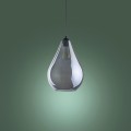 Szklana lampa wisząca FUENTE z kloszem w kształcie kropli TK Lighting