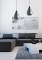 Szklana lampa wisząca FUENTE z kloszem w kształcie kropli TK Lighting