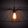 Lampa wisząca 80cm BARBELLA druciana nowoczesna czarna TK Lighting