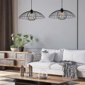 Lampa wisząca BARBELLA z 2 drucianymi kloszami na przewodach TK Lighting