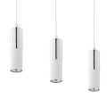 Lampa wisząca ELIT WHITE na 115cm listwie z 6 kloszami na żarówki GU10 TK Lighting