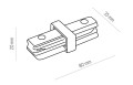 MINI ZŁĄCZE PROSTE TRACER 4067 TK LIGHTING