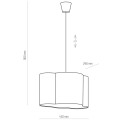 Lampa wisząca CLOUD niebieska w kształcie chmurki do pokoju dziecięcego 3362 TK Lighting