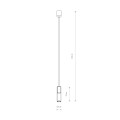 Lampa wisząca CYLINDER SOLID BRASS M 7868 Nowodvorski Lighting