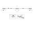 Listwa sufitowa wpuszczana MONO SURFACE VI BLACK 7837 Nowodvorski Lighting