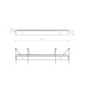 Puszka czarna 78cm CAMELEON CANOPY D 780 BLACK 8552 Nowodvorski Lighting