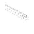 Szynoprzewód wpuszczany biały 2mb 9014 Nowodvorski Lighting