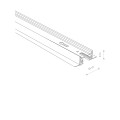 Szynoprzewód PROFILE TRACK WHITE 2 METRES 9451 Nowodvorski