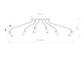 Lampa sufitowa EYE SUPER WHITE VI 6492 Nowodvorski