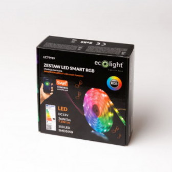 TAŚMA LED SMART ZESTAW 7.2W/m RGB IP20 /5m/ EC79989 Eco Light