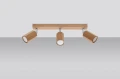 Lampa sufitowa ZEKE 3 dąb GU10 3x40W IP20 SL.1030 SOLLUX