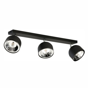 Lampa sufitowa ALTEA BLACK 3 PŁ + żarówki  6520 TK Lighting