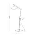 Lampa podłogowa OSLO WHITE 1 PŁ 5592 TK Lighting