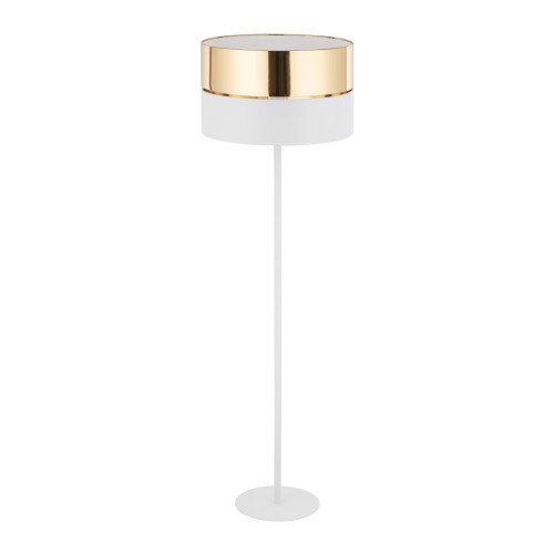 Lampa podłogowa HILTON WHITE/GOLD 1 PŁ 5074 TK Lighting