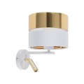 Kinkiet HILTON WHITE/GOLD 2 PŁ E_27 + G_9  5361 TK Lighting