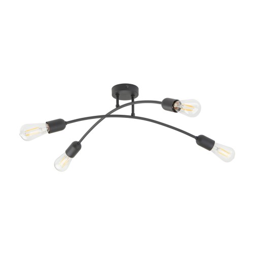 Lampa sufitowa HELIX BLACK 4 PŁ 4687 TK Lighting