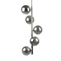 Lampa wisząca LUNA z pięcioma szklanymi kulami Zuma Line