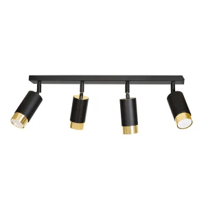 Lampa sufitowa HIRO 4 BL/GOLD 965/4 EMIBIG