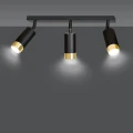 Lampa sufitowa HIRO 3 BL/GOLD 965/3 EMIBIG
