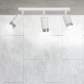 Lampa sufitowa HIRO 3 WH/CHROME 962/3 EMIBIG