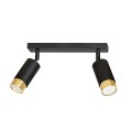 Lampa sufitowa HIRO 2 BL/GOLD 965/2 EMIBIG