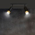 Lampa sufitowa HIRO 2 BL/GOLD 965/2 EMIBIG
