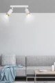 Lampa sufitowa HIRO 2 WH/GOLD 963/2 EMIBIG