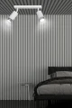 Lampa sufitowa HIRO 2 WH/CHROME 962/2 EMIBIG