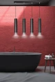 Lampa wisząca KIBO 4 BL/CHROME 643/4 EMIBIG