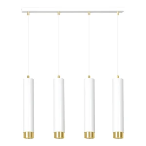 Lampa wisząca KIBO 4 WH/GOLD 642/4 EMIBIG