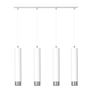 Lampa wisząca KIBO 4 WH/CHROME 641/4 EMIBIG