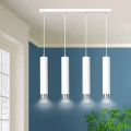 Lampa wisząca KIBO 4 WH/CHROME 641/4 EMIBIG
