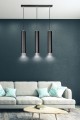 Lampa wisząca KIBO 3 BL/CHROME 643/3 EMIBIG