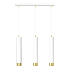 Lampa wisząca KIBO 3 WH/GOLD 642/3 EMIBIG