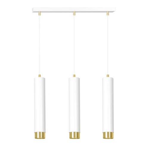 Lampa wisząca KIBO 3 WH/GOLD 642/3 EMIBIG