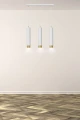 Lampa wisząca KIBO 3 WH/GOLD 642/3 EMIBIG