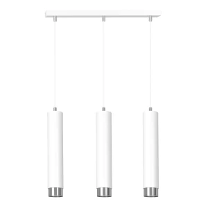 Lampa wisząca KIBO 3 WH/CHROME 641/3 EMIBIG