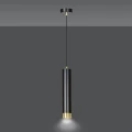 Lampa wisząca KIBO 1 BL/GOLD 644/1 EMIBIG