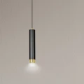 Lampa wisząca KIBO 1 BL/GOLD 644/1 EMIBIG