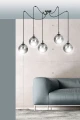 Lampa wisząca GIGI 5 BL GRAFIT 937/5 EMIBIG