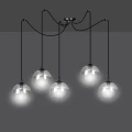 Lampa wisząca GIGI 5 BL GRAFIT 937/5 EMIBIG