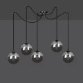 Lampa wisząca GIGI 5 BL GRAFIT 937/5 EMIBIG
