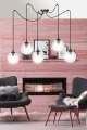 Lampa wisząca GIGI 5 BL TRANSPARENT 936/5 EMIBIG