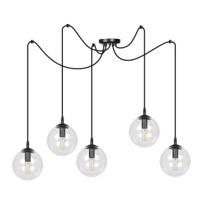 Lampa wisząca GIGI 5 BL TRANSPARENT 936/5 EMIBIG