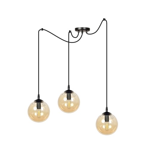 Lampa wisząca GIGI 3 BL MIODOWY 938/3 EMIBIG