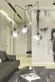 Lampa wisząca GIGI 3 BL GRAFIT 937/3 EMIBIG