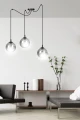 Lampa wisząca GIGI 3 BL GRAFIT 937/3 EMIBIG