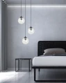 Lampa wisząca GIGI 3 BL TRANSPARENT 936/3 EMIBIG