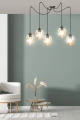 Lampa wisząca LEVEL 5 BL MIODOWY 758/5 EMIBIG