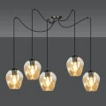 Lampa wisząca LEVEL 5 BL MIODOWY 758/5 EMIBIG